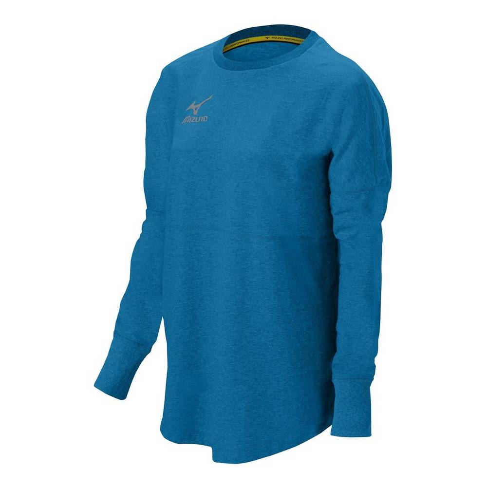 Mizuno Hitter’s - Bayan Pullover - Mavi/Açık Mavi Türkiye (ADTURK-154)